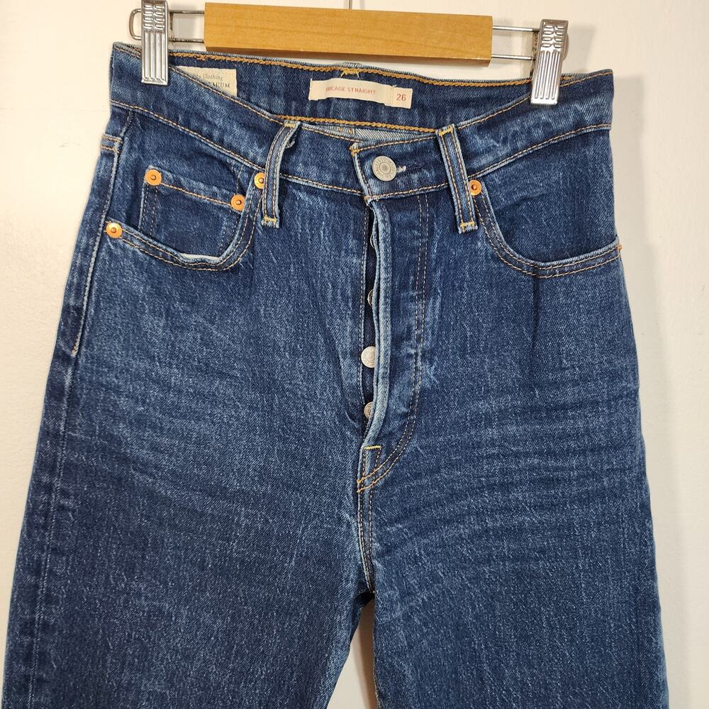 Levi's® Premium, Ribcage Straight Ankle Jeans, Woman, size 26